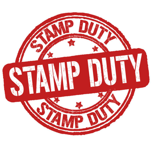 Stamp duty grunge rubber stamp Stamp duty grunge rubber stamp on white background, vector illustration tax borders stock illustrations