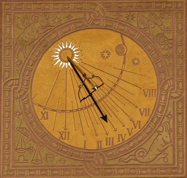 Shenzhen, China -February 17 , 2024: Scientific sculpture from Fudan University in Shanghai, China, about early China, a device used to observe time in ancient China
