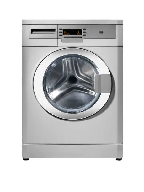 Washing machine (isolated with clipping path over white background)