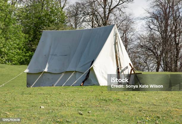 18th Century Military Tent Stock Photo - Download Image Now - Tent