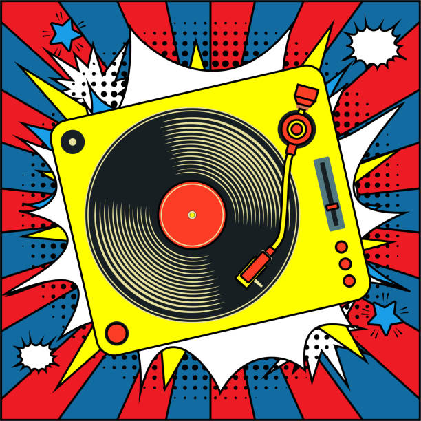 240+ 1950s Record Player Illustrations - iStock