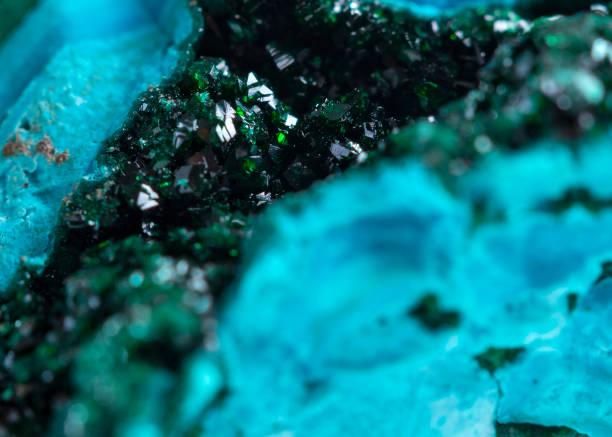 istock Chrysocolla, mineral specimen stone rock geology gem crystal 1395796560