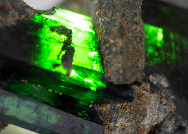 istock vivianite mineral specimen stone rock geology gem crystal 1395796568