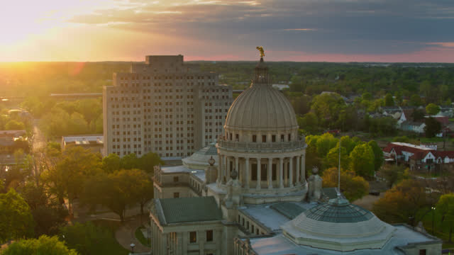 Mississippi State Capitol - Aerial