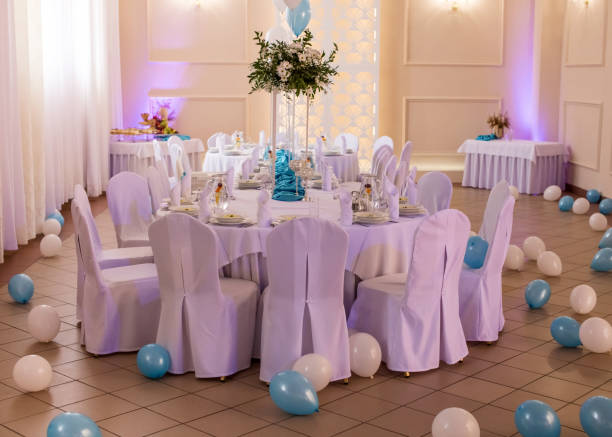 istock Decorated table for the party 1395800884
