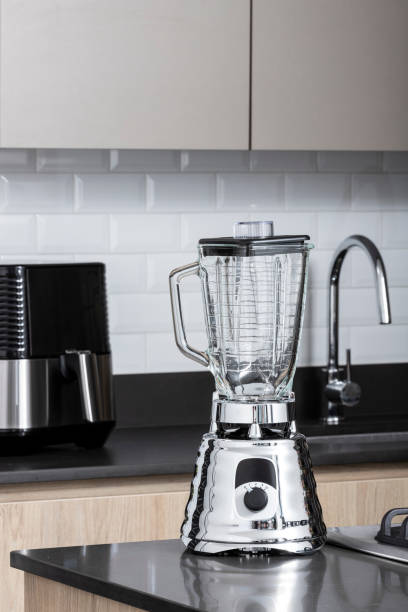 istock Kitchen appliances - Electric Blender With Glass Cup Isolated On The Kitchen 1395804383