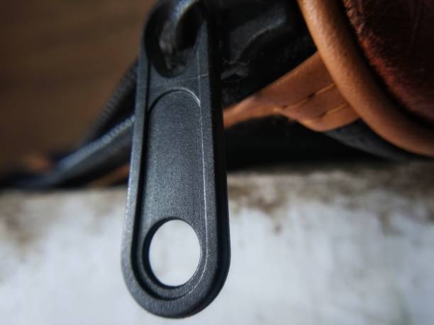 istock Close-up zipper handle made from metal 1395823323