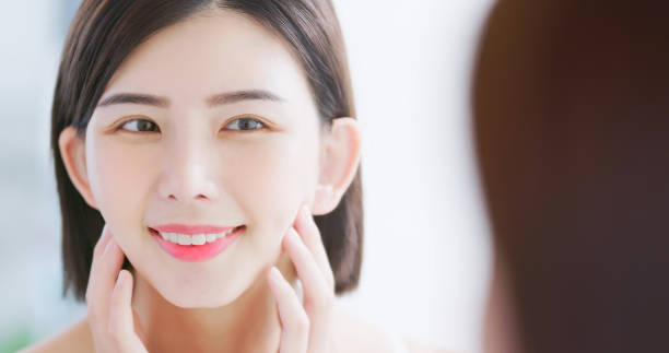 istock beauty woman look mirror 1395827522