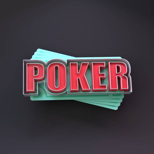 istock Signboard poker and money. Render in 3D. 1395838936