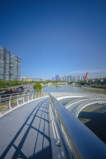 istock Wuchazi bridge in Chengdu on a sunny day 1395841790
