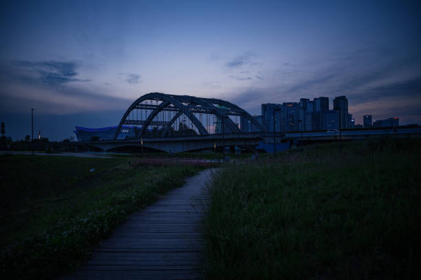 Dusk City Bridge