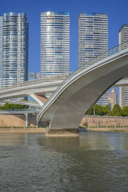 istock Wuchazi bridge in Chengdu on a sunny day 1395846242