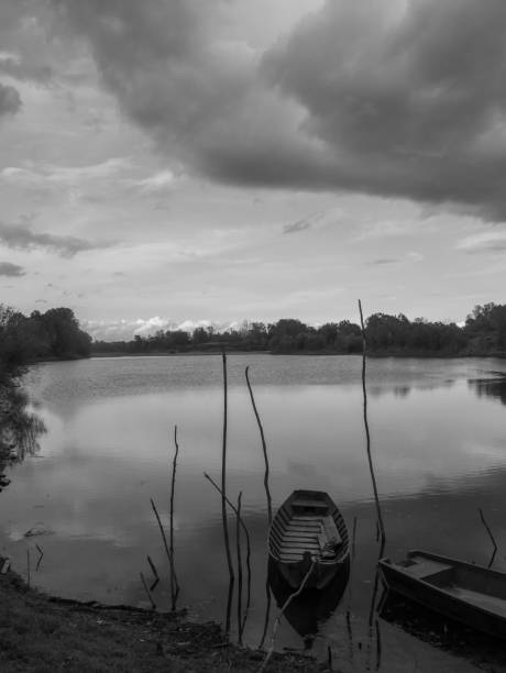 istock springtime rain over the Po river in Piacenza, Emilia Romagna, Italy at sunset 1395847323
