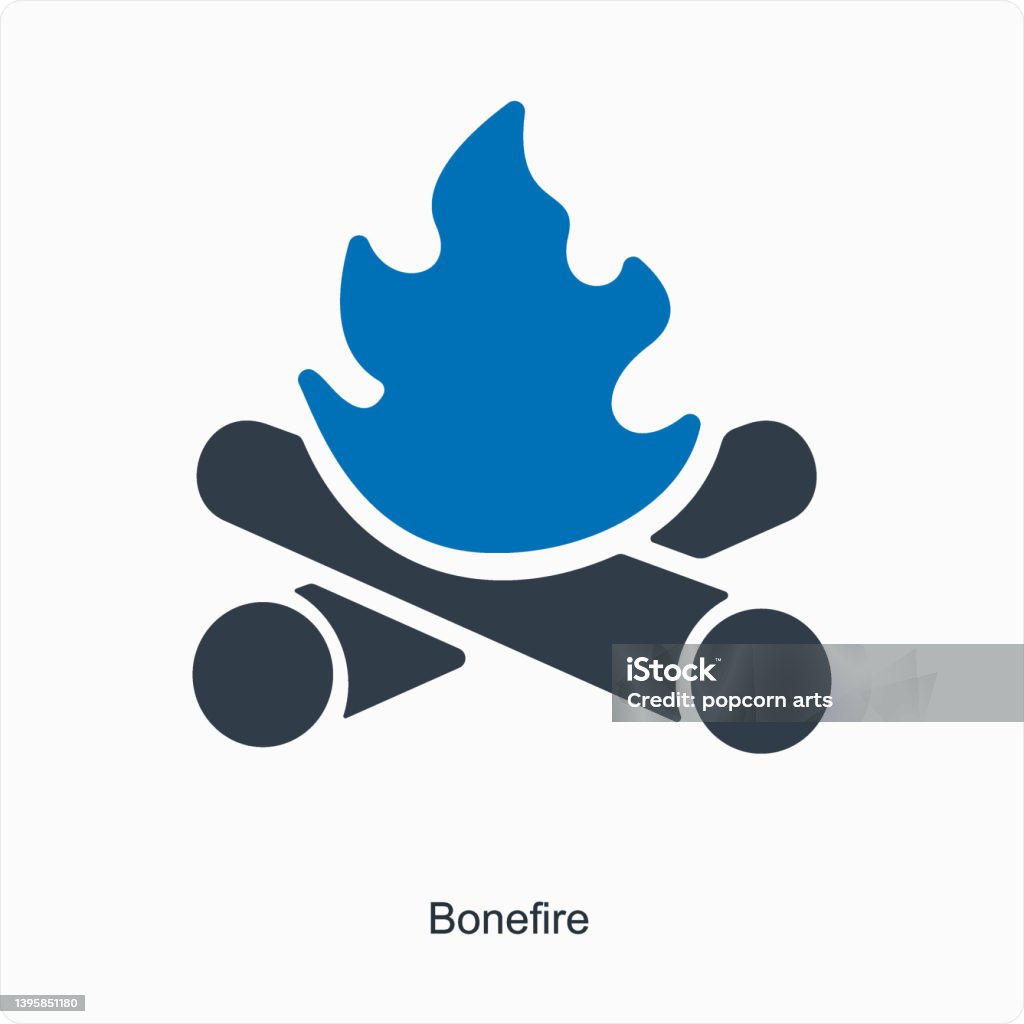 Bornfire Vector Bornfire Stock Illustration - Download Image Now - Bonfire, Campfire ...