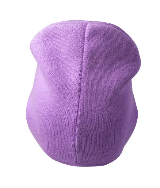 istock women's hat knitted isolated on white background. warm winter accessory 1395858072