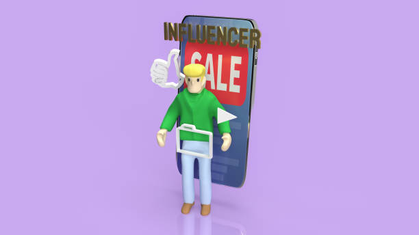 istock The man and icon media for influencer concept 3d rendering 1395864350