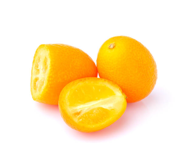 istock Kumquats isolated on white background 1395876154