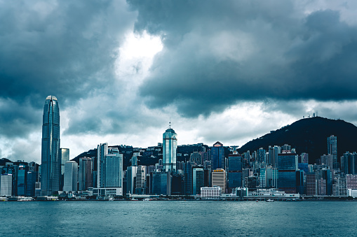 Hong Kong skyline, View From Victoria Harbour