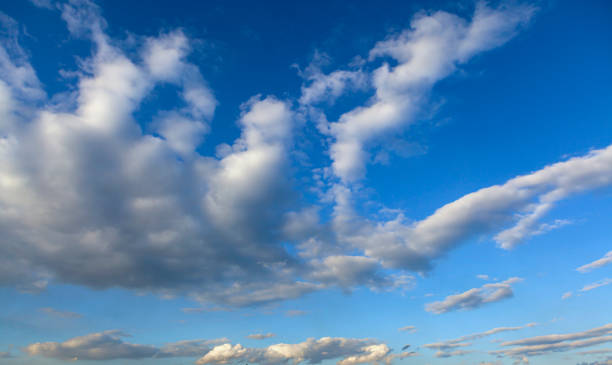 istock A celestial background of cumulus clouds. 1395882207
