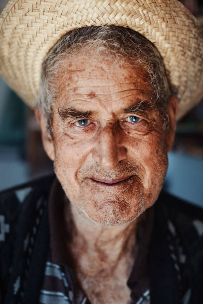 istock Portrait of a smiling old man 1395882315