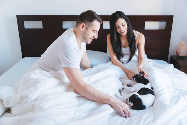 istock Couple with their Pet 1395886309