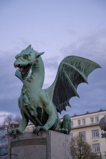 istock Dragon bridge (Zmajski most) Ljubljana, Slovenia 1395894110