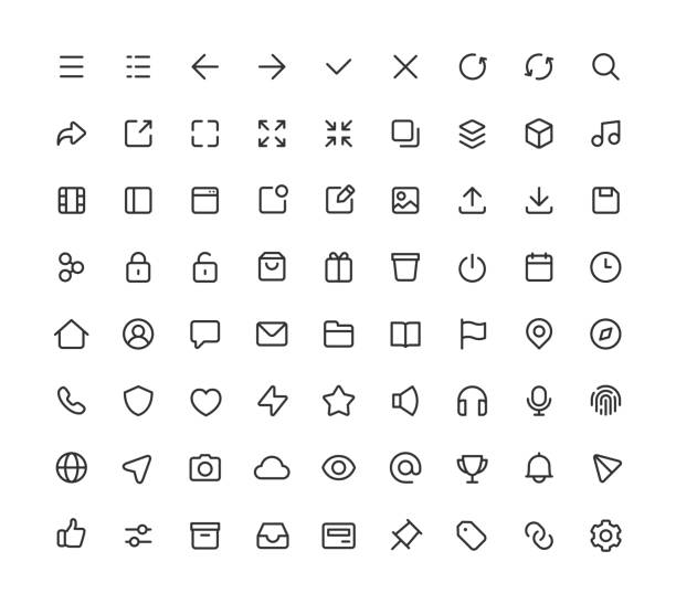 TOP 1! NEW! High Quality User Interface Line Icons. Editable stroke.