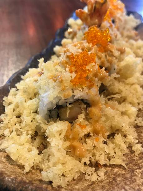 istock Shrimp with rice Maki Japanese Roll 1395900153