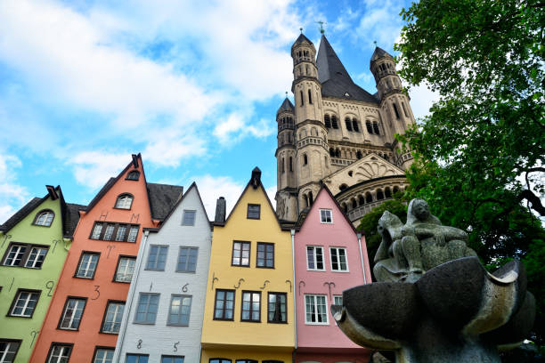 istock Colorful houses in Cologne 1395907544