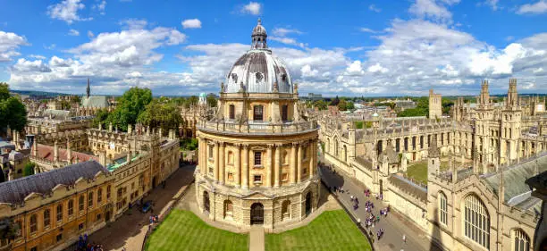 Photo of The Bird View of the Bodleian Library，University of Oxford