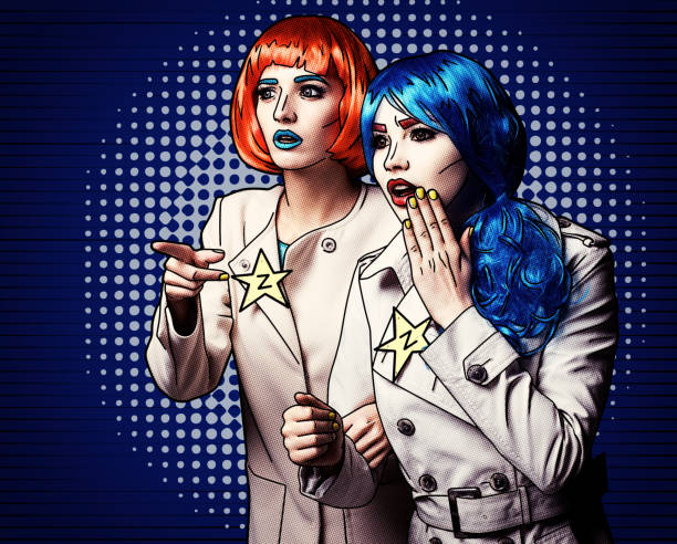 istock Female detectives investigate a crime. 1395920698