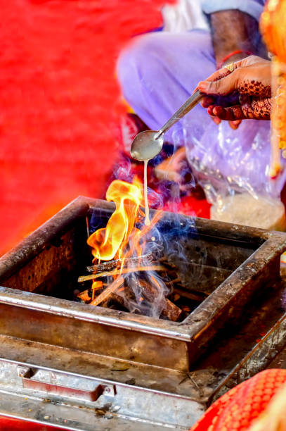 istock Home Havan Kund In Traditional Indian Wedding Ceremony 1395920922