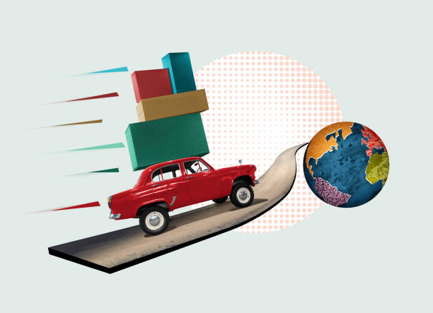 istock Delivery by road transport. 1395923499