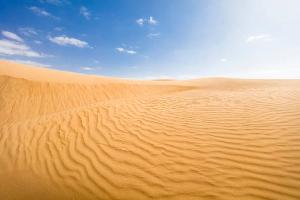 Sandy desert, Beautiful landscape in moroccan desert, maroc