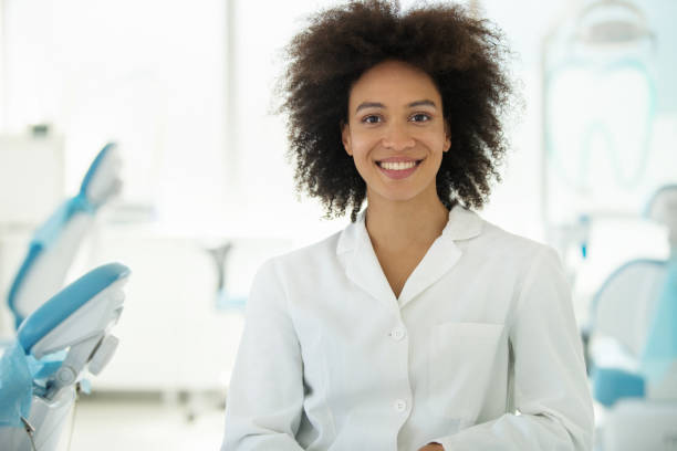 istock Portrait of a dentist. 1395945772