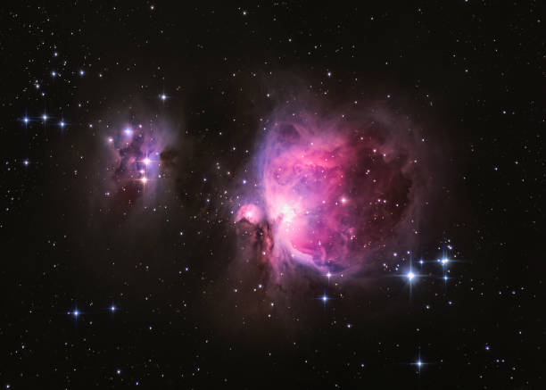 istock Orion, Running Man, and De Mairan's Nebula in the night sky 1395946680