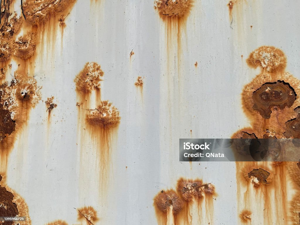 Rust Material Design Wall With Rust Texture Design Material Stock Photo - Download Image Now ...