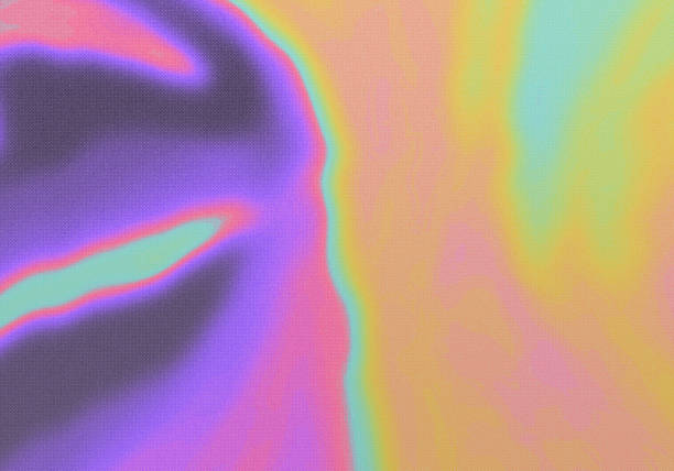 thermal blurred gradient backgrounds with grain texture. perfect for social media, branding, website or presentations - aura imagens e fotografias de stock
