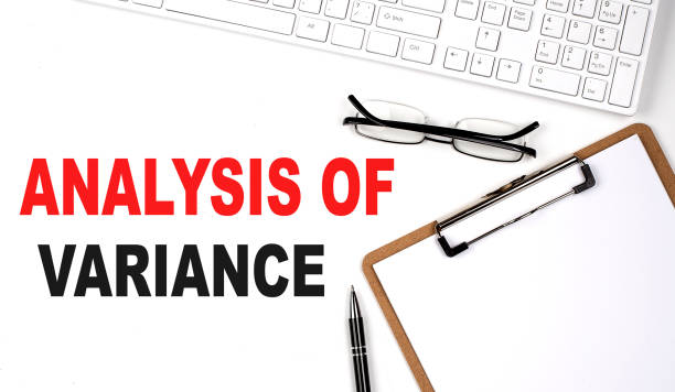 istock ANALYSIS OF VARIANCE text written on white background with keyboard, paper sheet and pen 1395951861