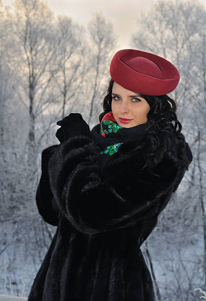 istock Young woman in winter clothes 139595347
