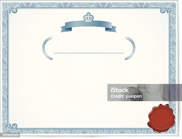 Detailed Certificate Stock Illustration - Download Image Now - Achievement, Award, Award Ribbon