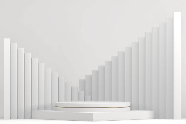 istock The Stage podium for products decoration suitable .3D rendering 1395956022