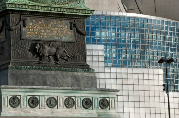 The Column of July with the Bastille Opera behind
