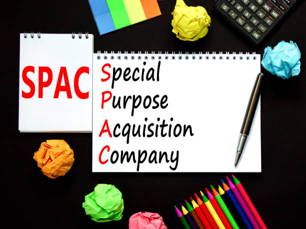 SPAC special purpose acquisition company symbol. Concept words SPAC special purpose acquisition company on beautiful black background. Business SPAC special purpose acquisition company concept. símbolo de la empresa de adquisición de propósito especial de spac. palabras conceptuales spac empresa de adquisición de propósito especial sobre hermoso fondo negro. concepto de empresa de adquisición de propósito especial de business spac.