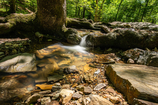 Crabtree Falls in the Blue Ridge Mountains