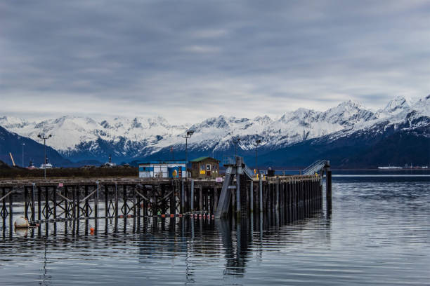 istock Dock over the waters of Valdez Alaska 1395965715