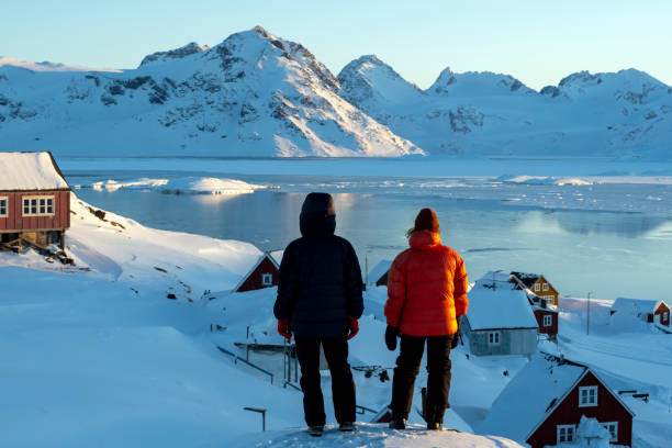 istock Sunset in Greenland 1395968807