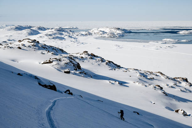 istock Ski mountaineering in Greenland 1395968837
