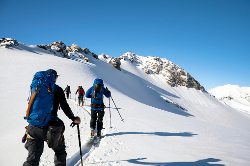 Ski mountaineering in Eastern Greenland. Managing risk in the mountains.