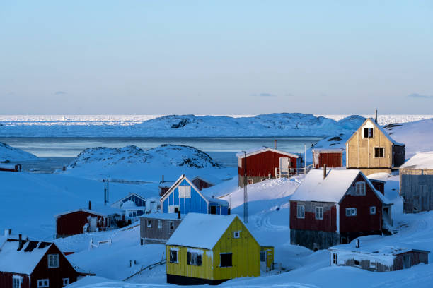 istock Sunrise in Greenland 1395969512
